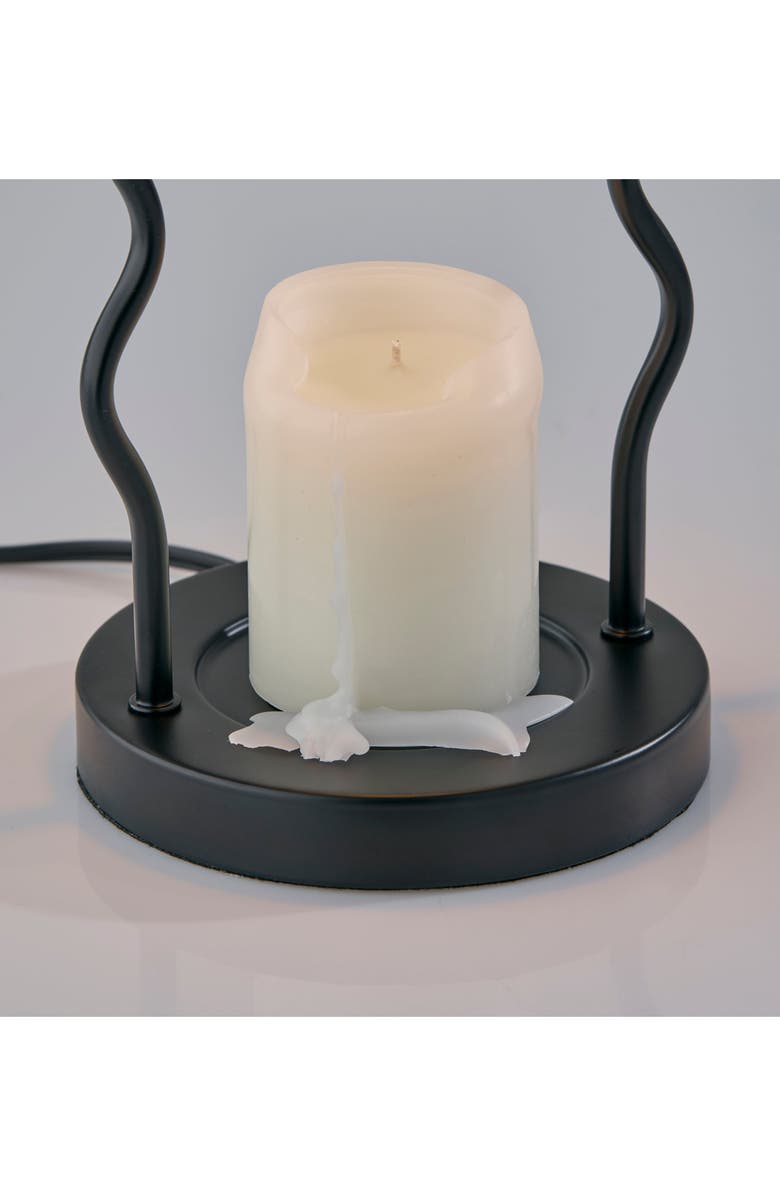 ADESSO LIGHTING Twirl Candle Warmer Lamp, Alternate, color, Black