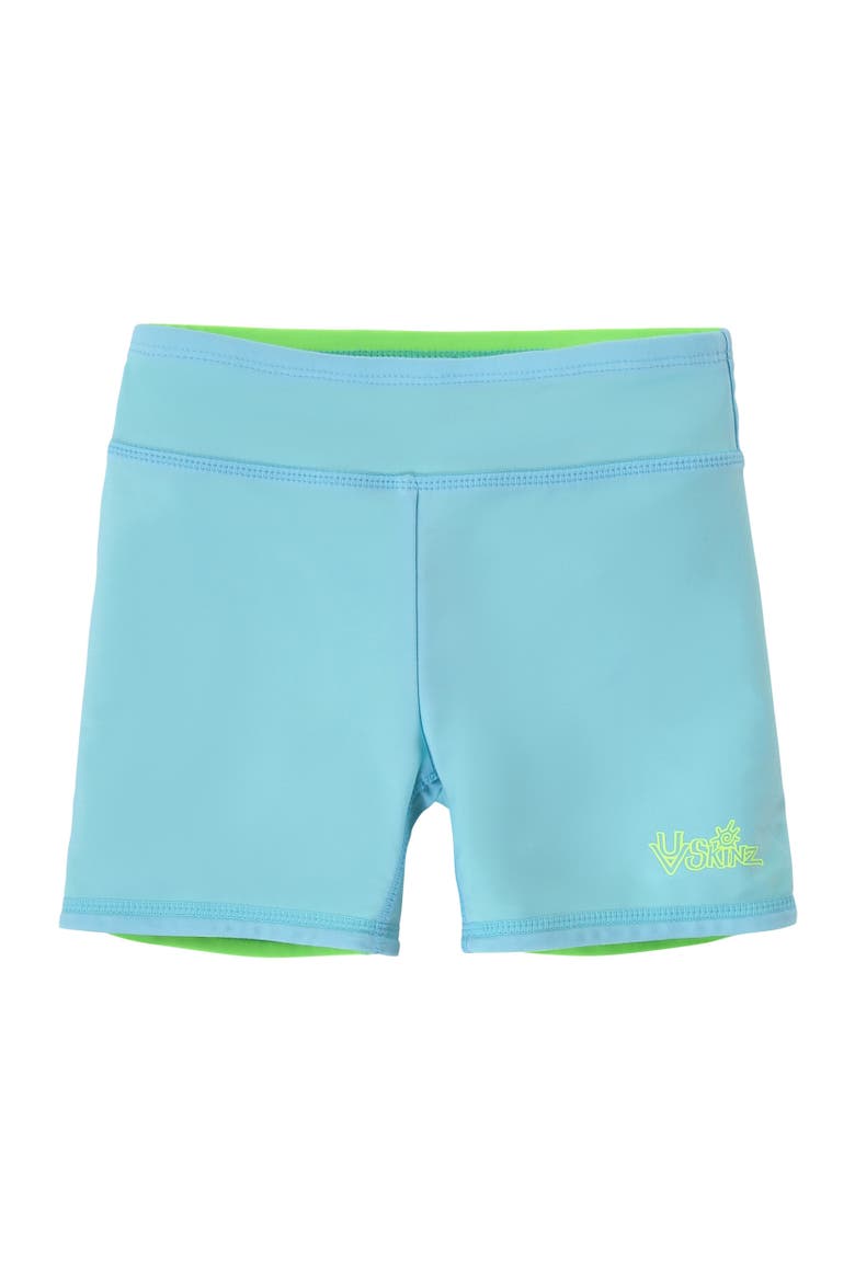 Reversible Active Swim Shorts, Main, color, Neon Sky/Neon Green