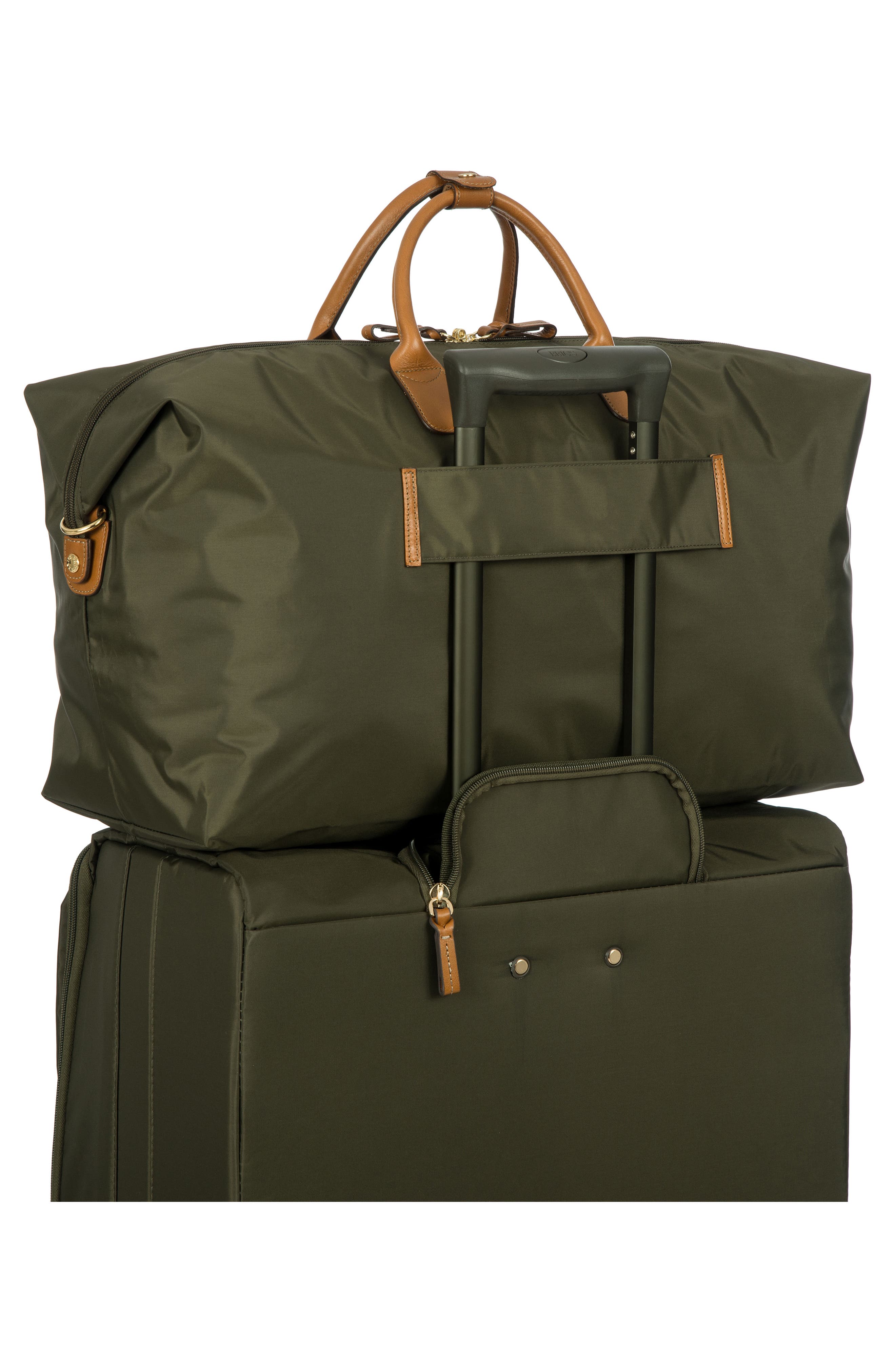 X-travel 22'' Deluxe Carry On Duffle Bag, Alternate, color, OLIVE