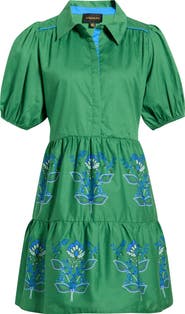 SUGARLIPS Meridy Floral Burie Tiered Minidress