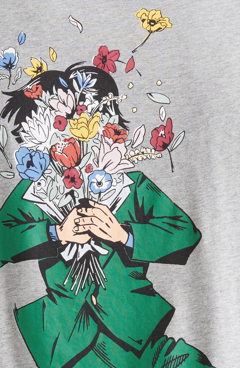 KENZO With Love Cotton Graphic T-Shirt, Alternate, color, 