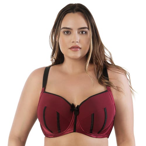 Shop Parfait Charlotte Underwire Padded Bra In Rio Red