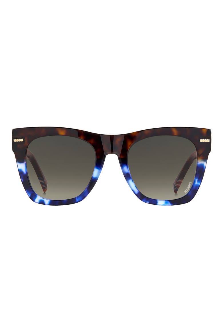 51mm Gradient Square Sunglasses, Main, color, 0I2G-HA