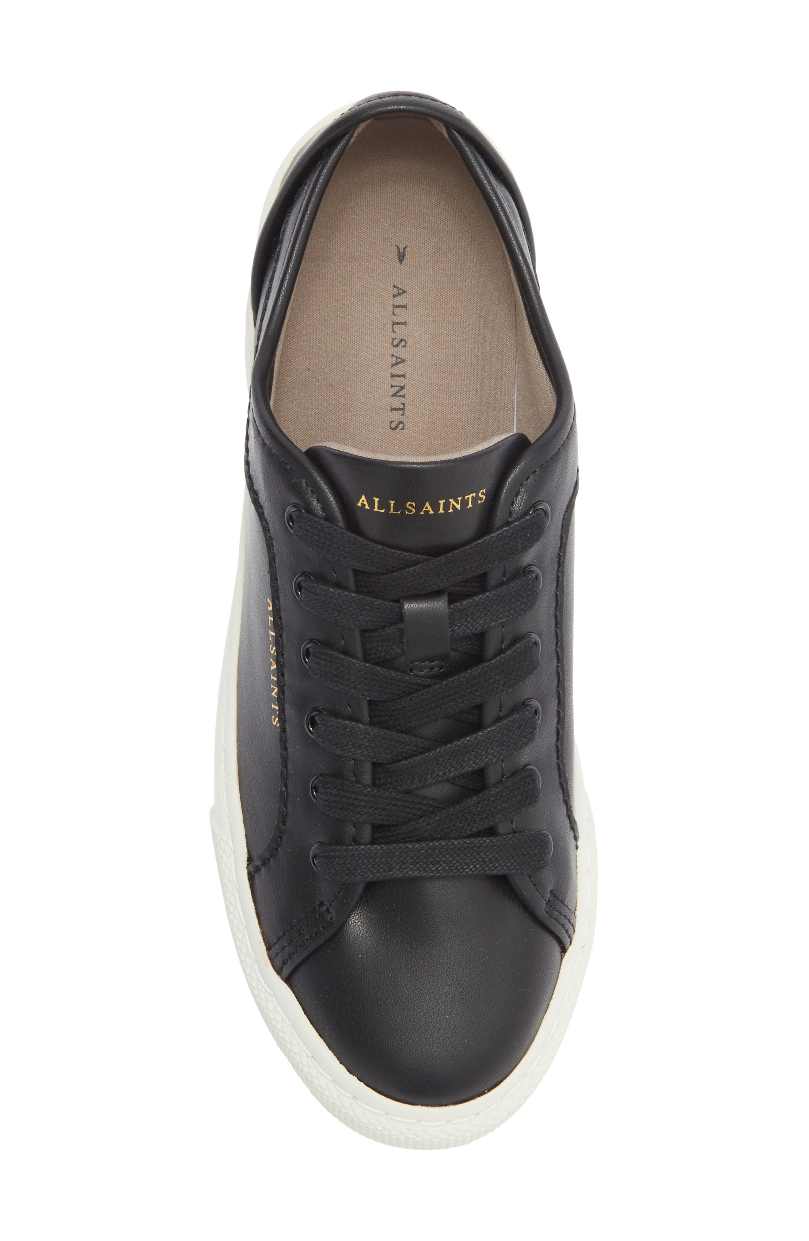 AllSaints Gina Sneaker, Alternate, color, Black
