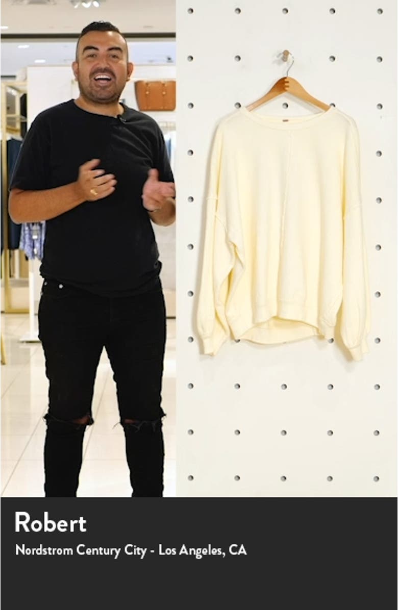 Easy Does It French Terry Pullover, sales video thumbnail