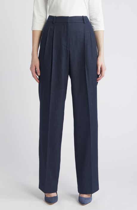 BOSS Taleco Pleated Wide Leg Trousers