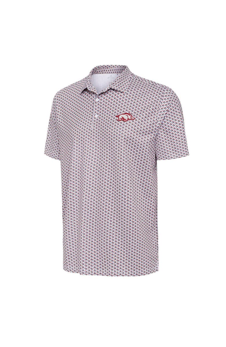 ANTIGUA Men's Antigua White Arkansas Razorbacks Star Polo, Alternate, color, White