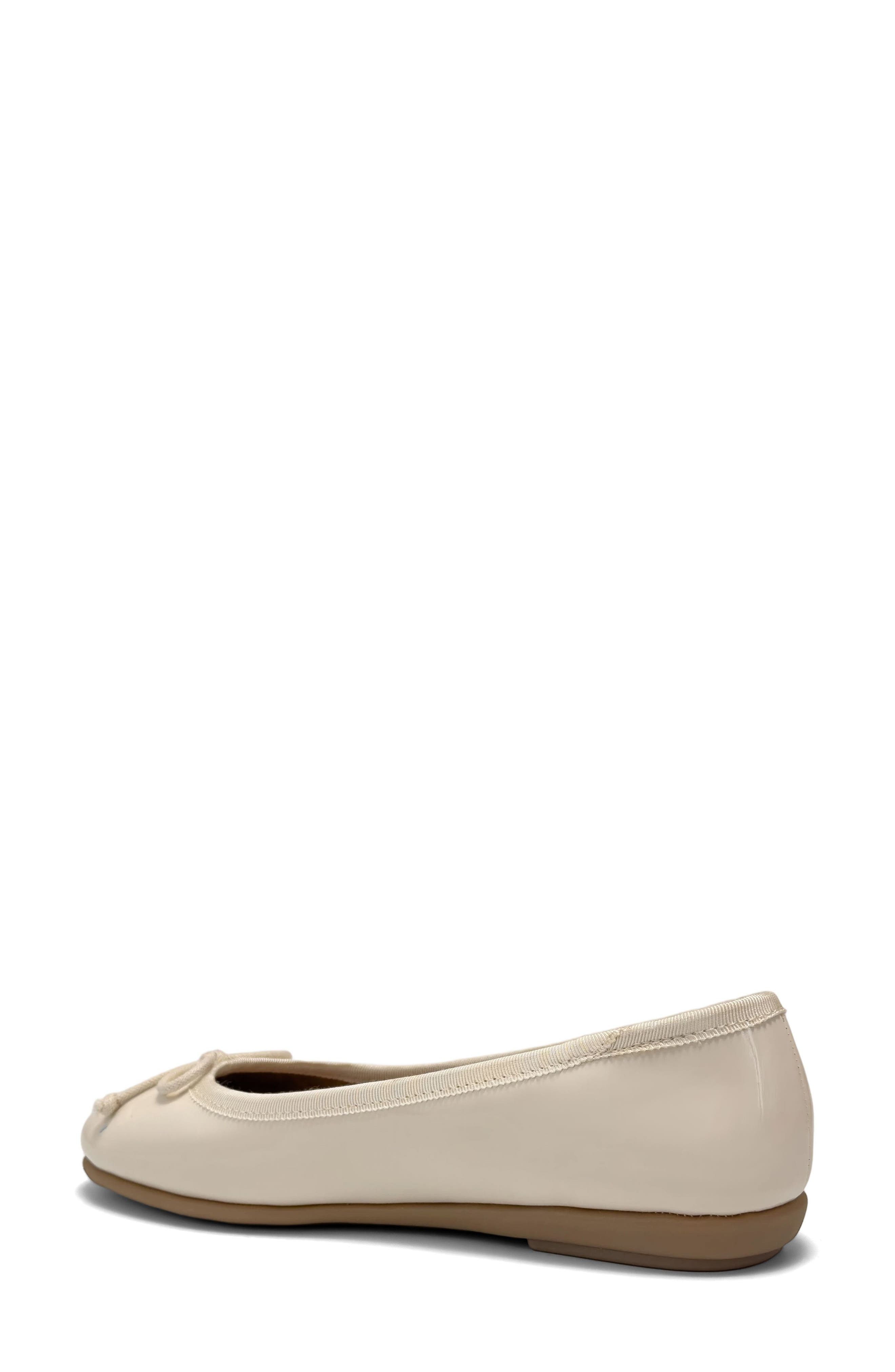 Homebet Raffia Woven Ballet Flat, Alternate, color, EGGNOG