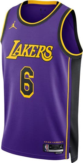 Jordan Brand Unisex Jordan Brand LeBron James Purple Los Angeles