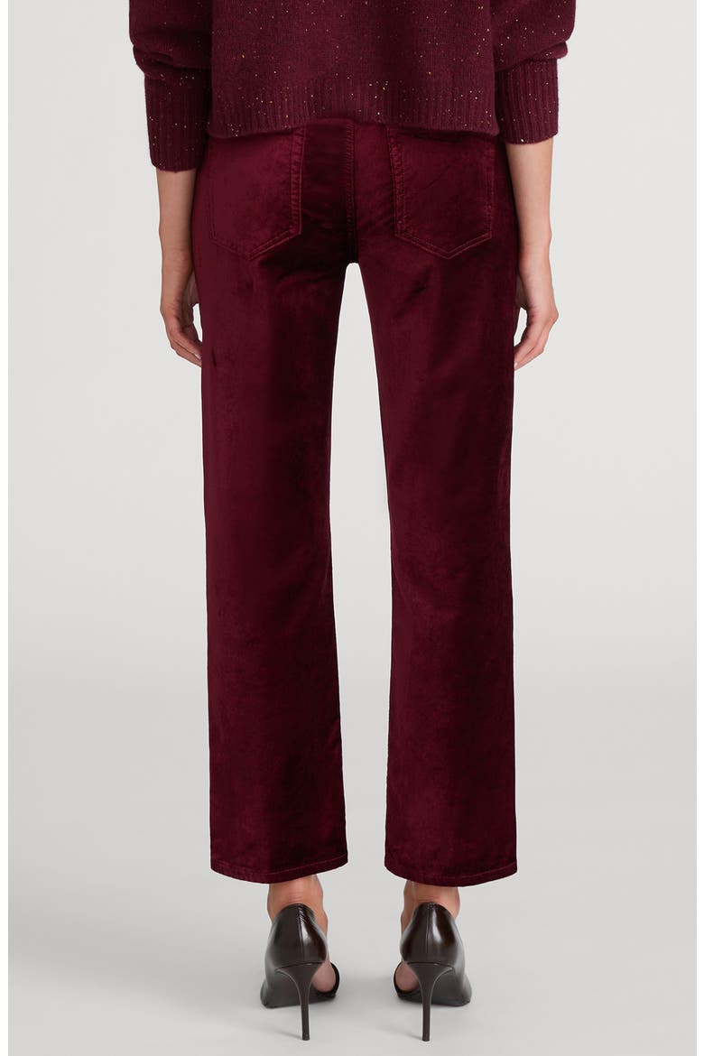 The Velvet Cigarette Pants, Alternate, color, DEEP GARNET