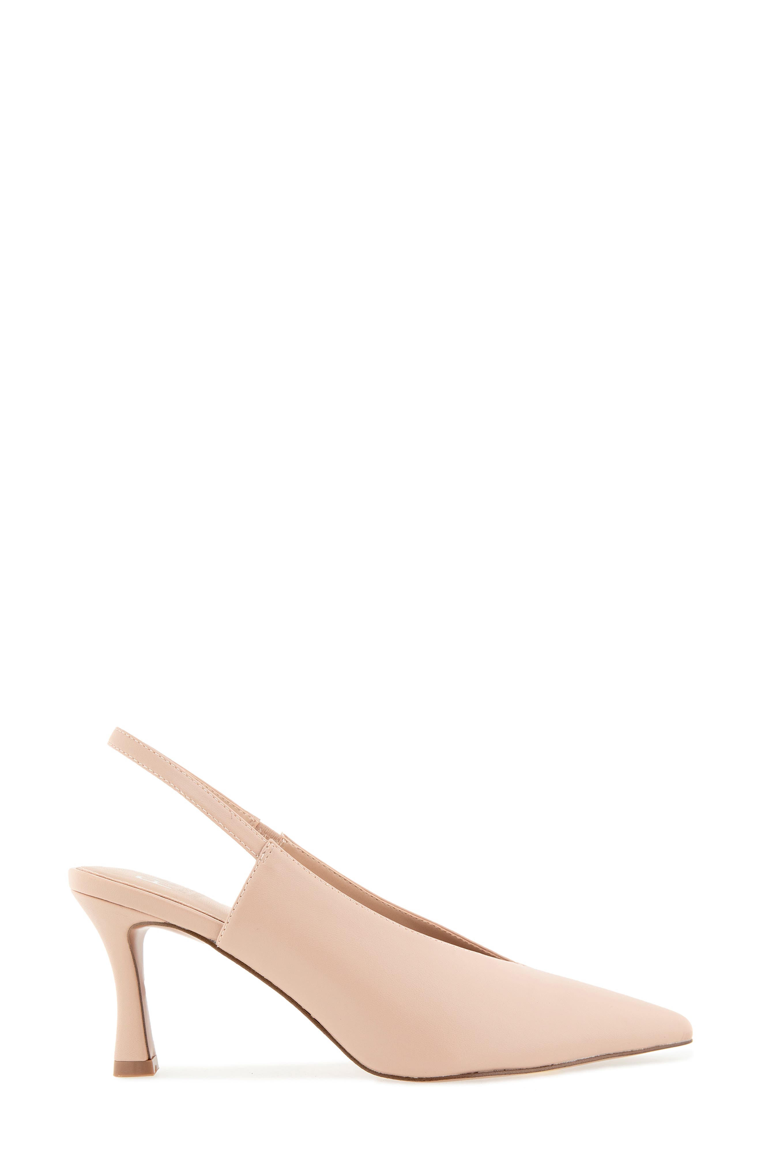 Tiana Pointed Toe Slingback Pump, Alternate, color, BEIGE