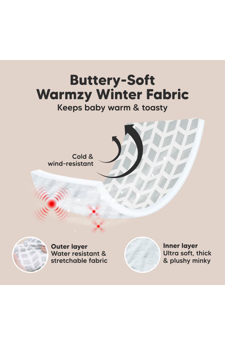 KeaBabies Warmzy Baby Car Seat Cover, Alternate, color, Kite