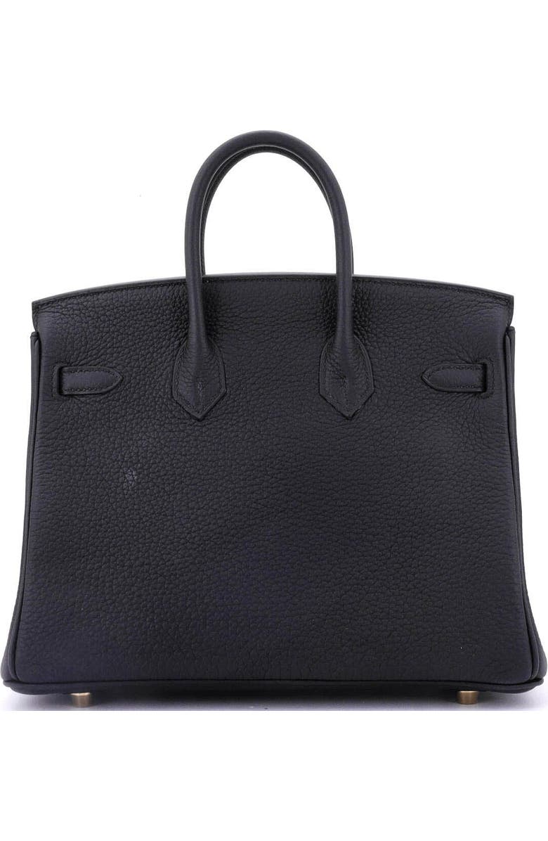 Pre-Owned Hermes Birkin Handbag Black Togo with Gold Hardware 25, Alternate, color,