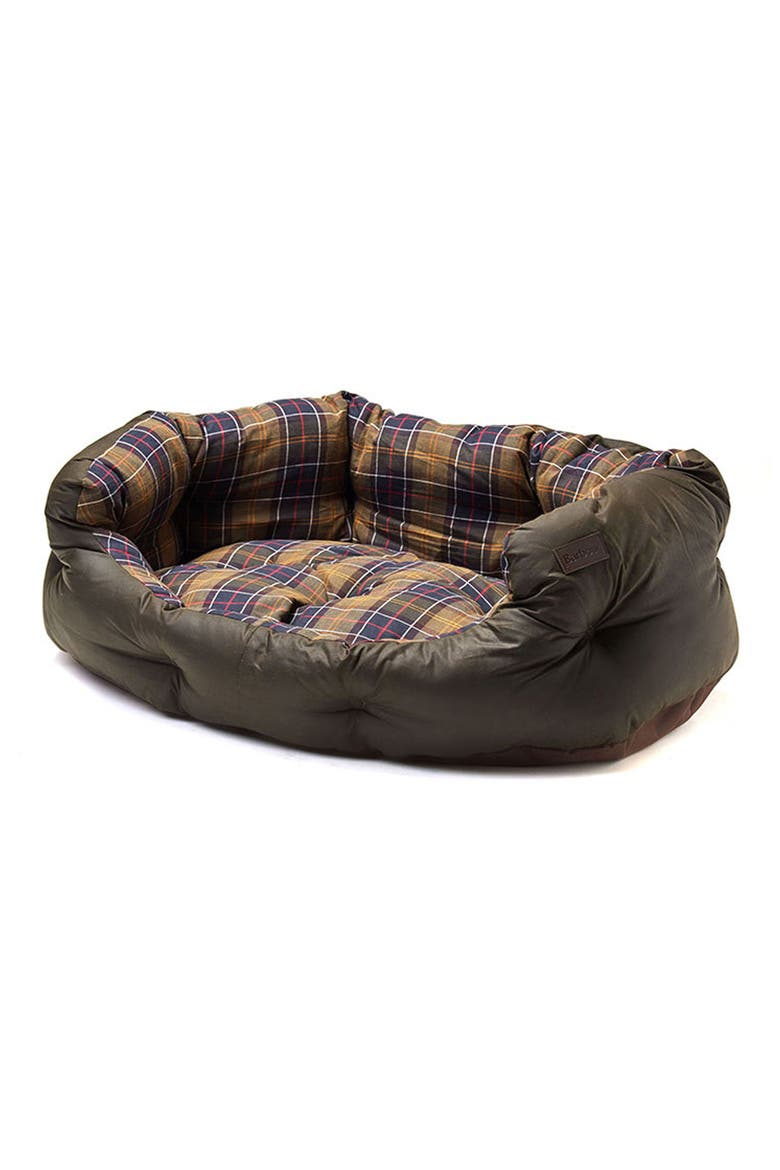 Waxed Cotton Dog Bed, Alternate, color, Z/DNUCLASSIC/ OLIVE