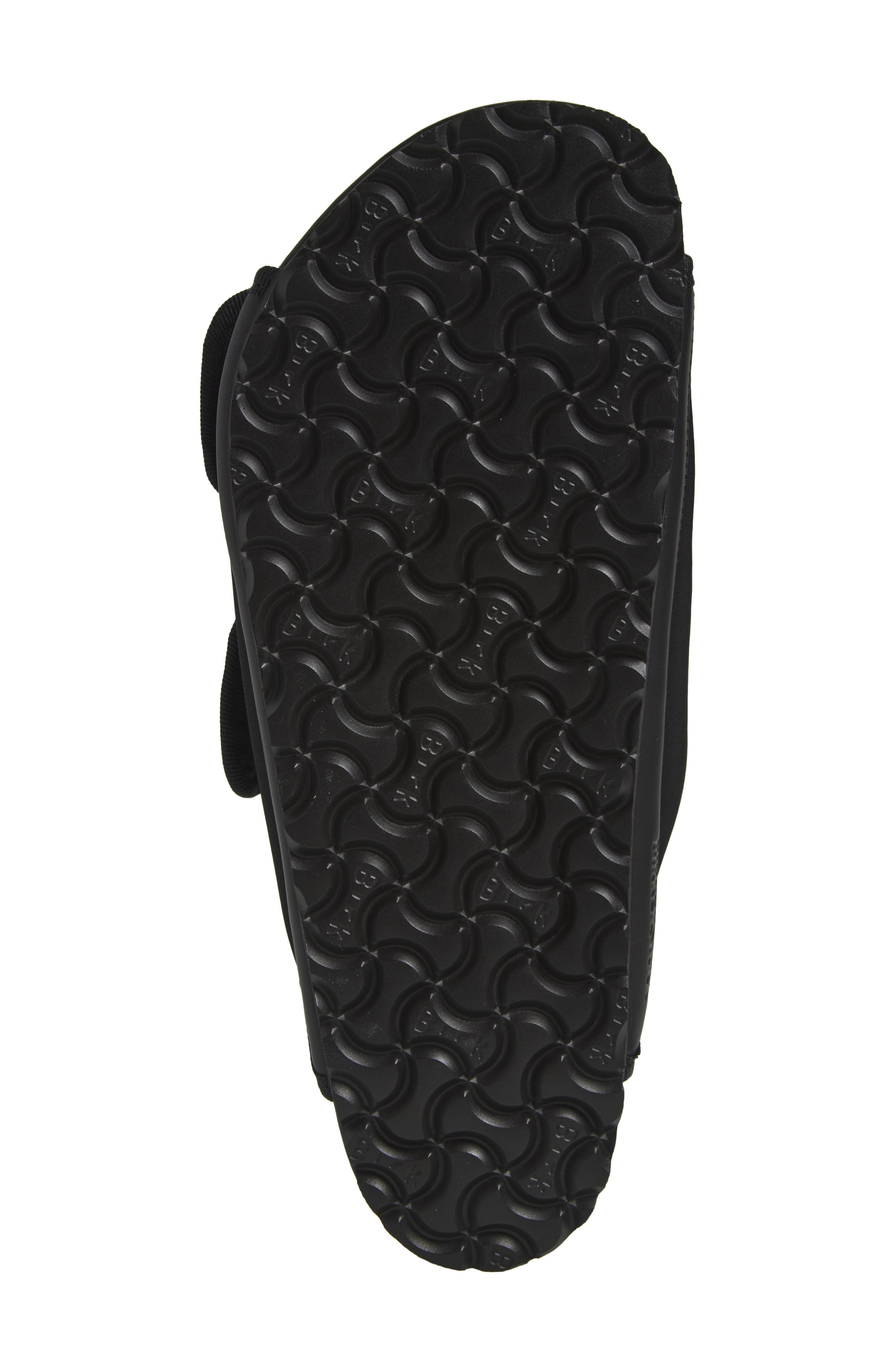 1774 BIRKENSTOCK Arizona Black Cozy Nylon Sandal, Alternate, color, 