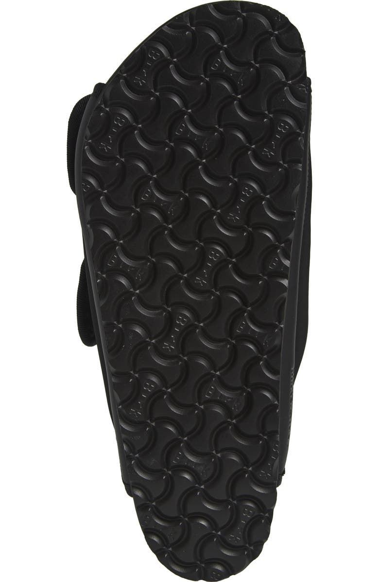 1774 BIRKENSTOCK Arizona Black Cozy Nylon Sandal, Alternate, color,