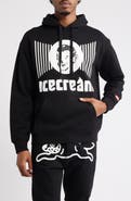 ICECREAM Coneman Cotton Graphic Hoodie