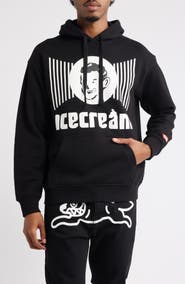 ICECREAM Coneman Cotton Graphic Hoodie