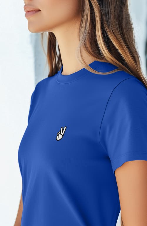 Dalix Womens Peace Sign Jersey Relaxed Tee