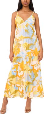 MSK Tiered Maxi Dress