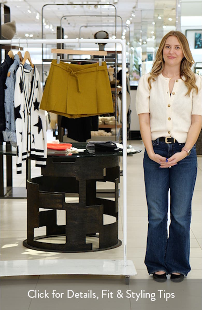 Belted Pleated Miniskort, sales video thumbnail