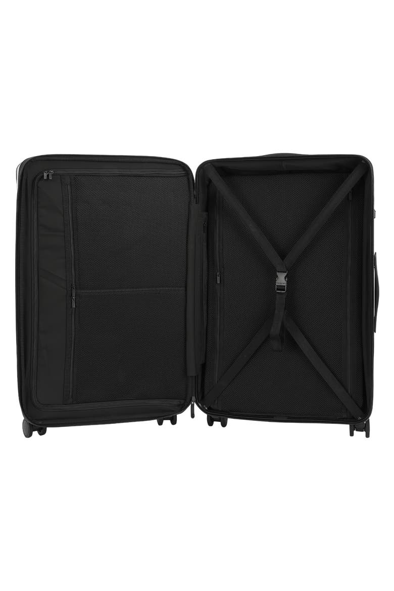 Nostos Glossy Large Spinner Suitcase, Alternate, color, NOCTURNE