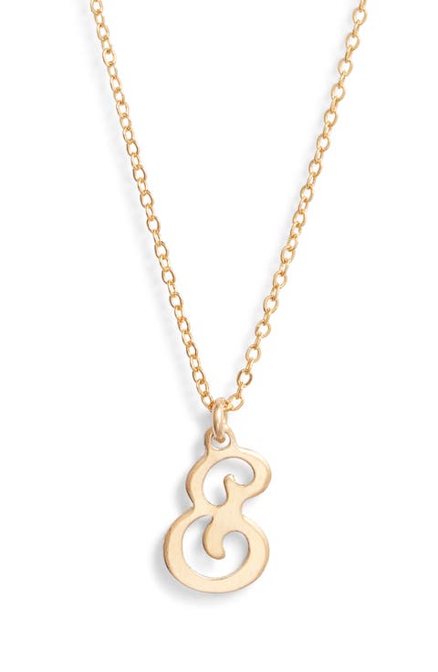 Gianna Initial Pendant Necklace