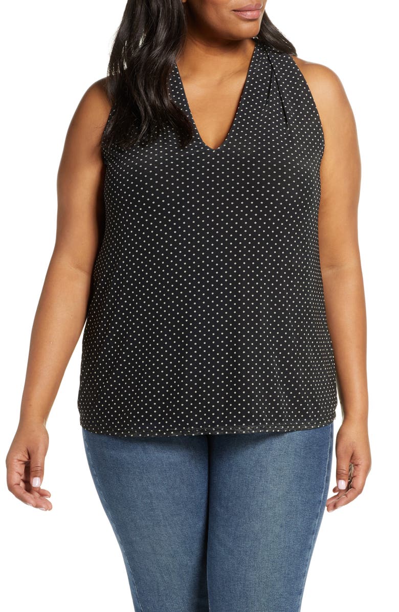 Loveappella Dot Mesh Tank, Main, color, 