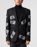PHILIPP PLEIN Blazer Plein Dollars Strass Men