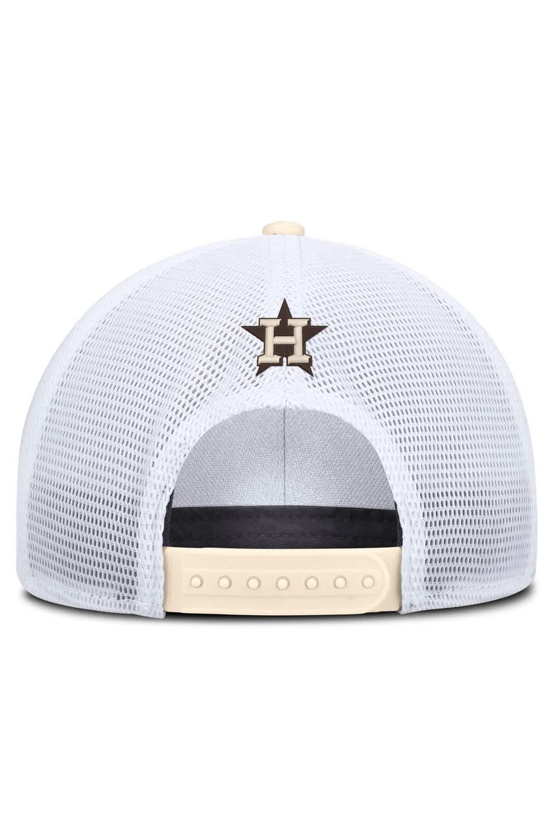 Men's Nike Natural/White Houston Astros Rise Dri-FIT Trucker Adjustable Hat​, Alternate, color, Natural