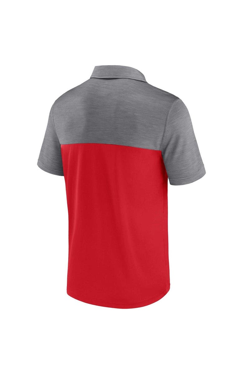 FANATICS Men's Fanatics Branded Red/Gray Wisconsin Badgers Polo, Alternate, color, Red