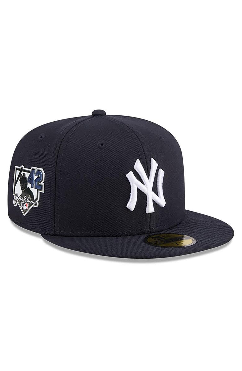 New Era Men's New Era Navy New York Yankees 2026 Jackie Robinson Day 59FIFTY Fitted Hat, Main, color, Navy