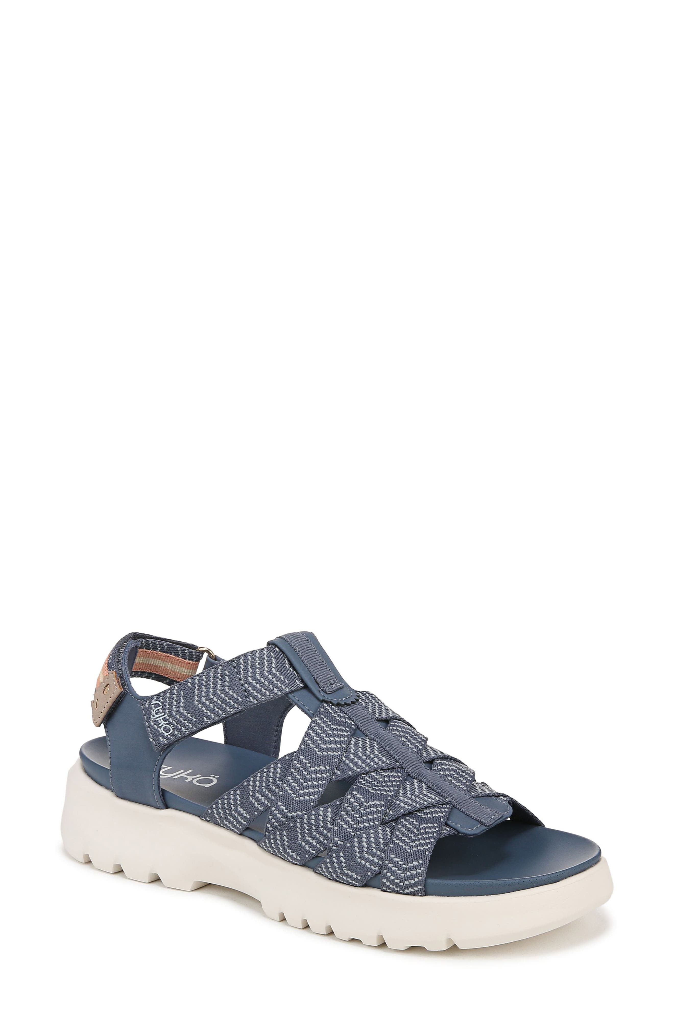 Rykä Blissful Fisherman Sandal, Main, color, Flintstone Blue