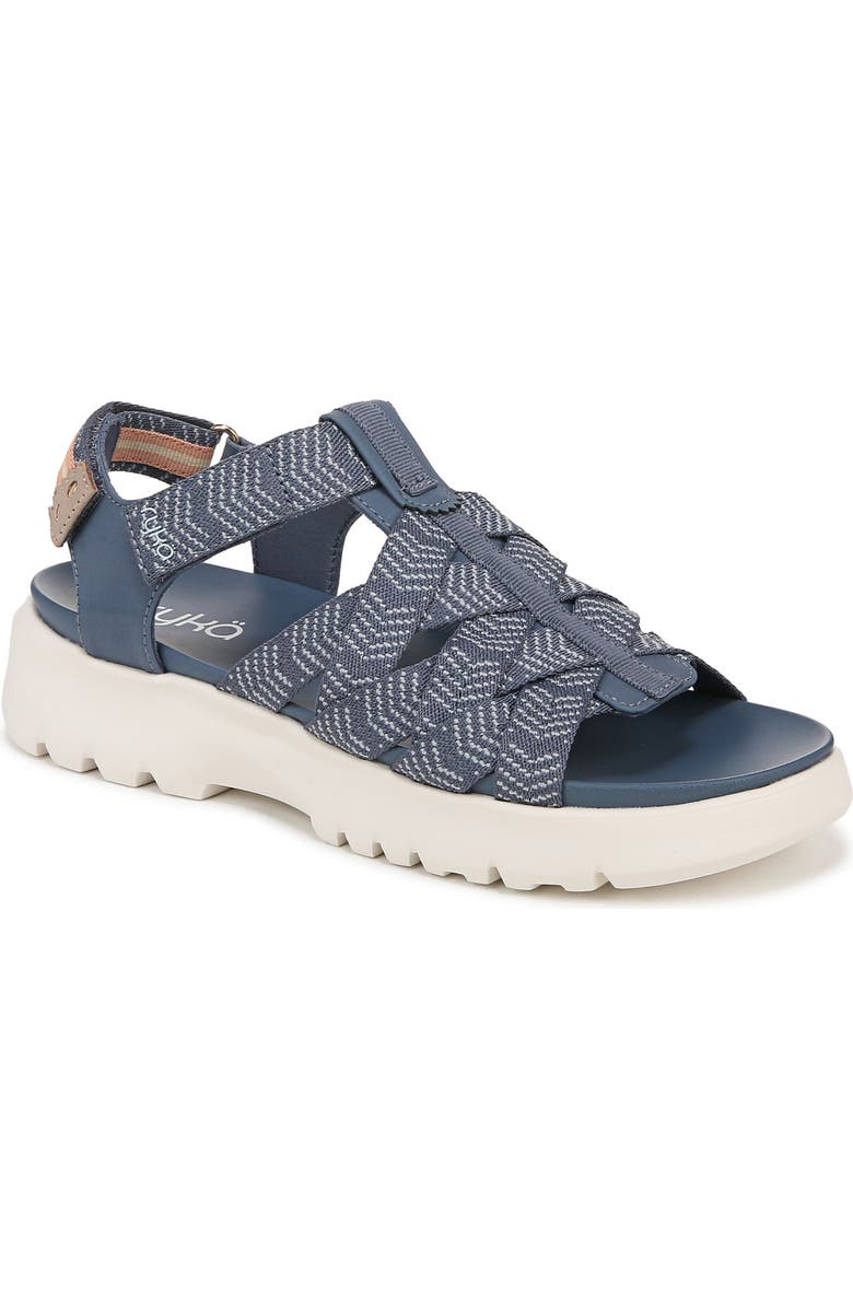 Rykä Blissful Fisherman Sandal, Main, color, Flintstone Blue