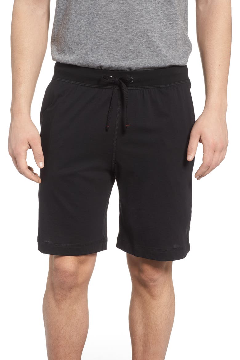 Peruvian Pima Cotton Shorts, Main, color, BLACK