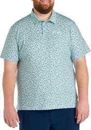 Columbia Big & Tall PFG Super Slack Tide Marine Printed Polo Shirt