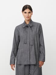 Masai Copenhagen Lannie Long Sleeve Neck Tie Shirt