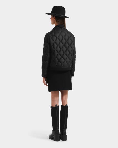 Rudsak Jolie Quilted Light Jacket In Black
