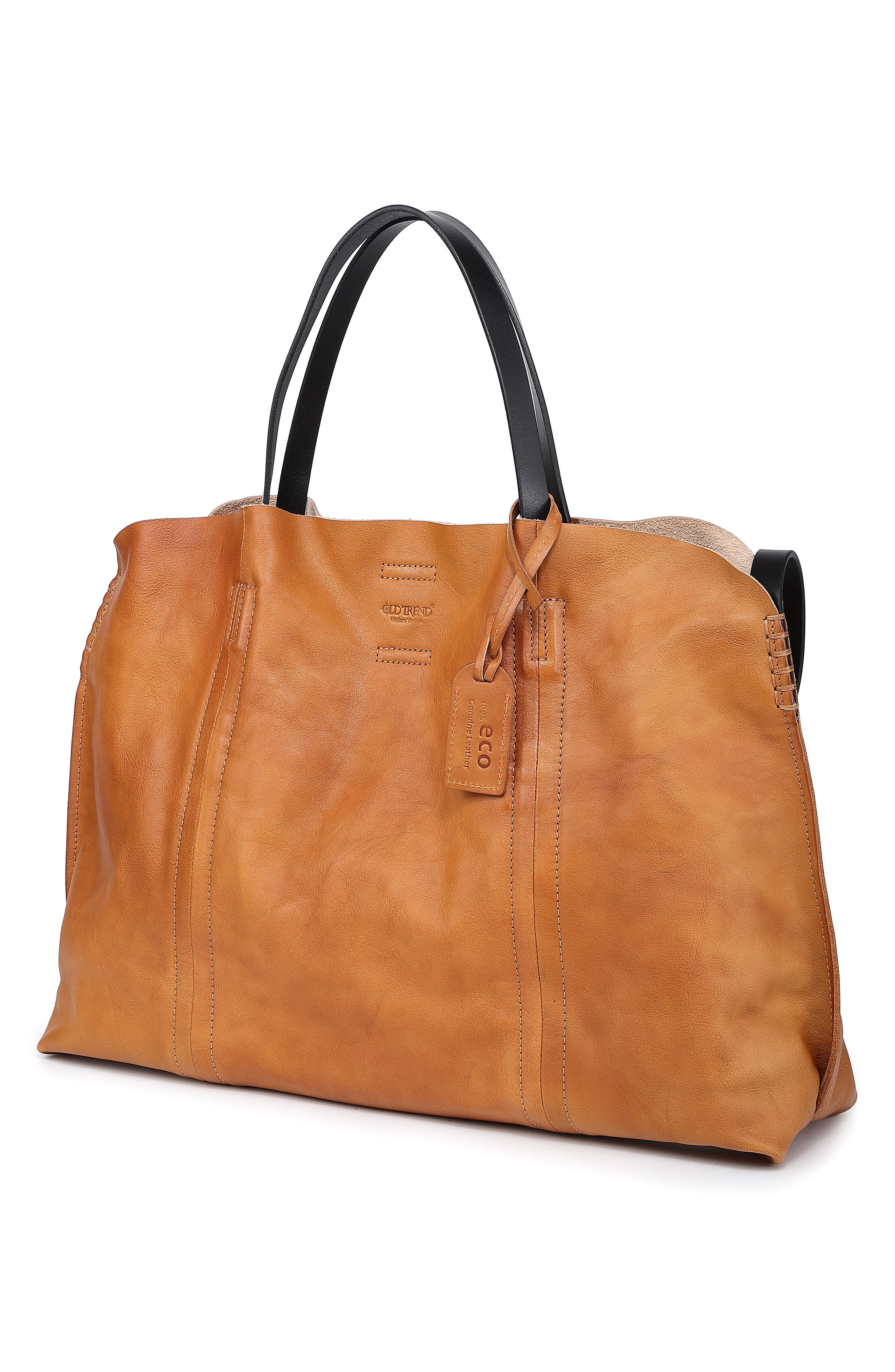 OLD TREND Forest Island Leather Tote Bag, Alternate, color, Chestnut