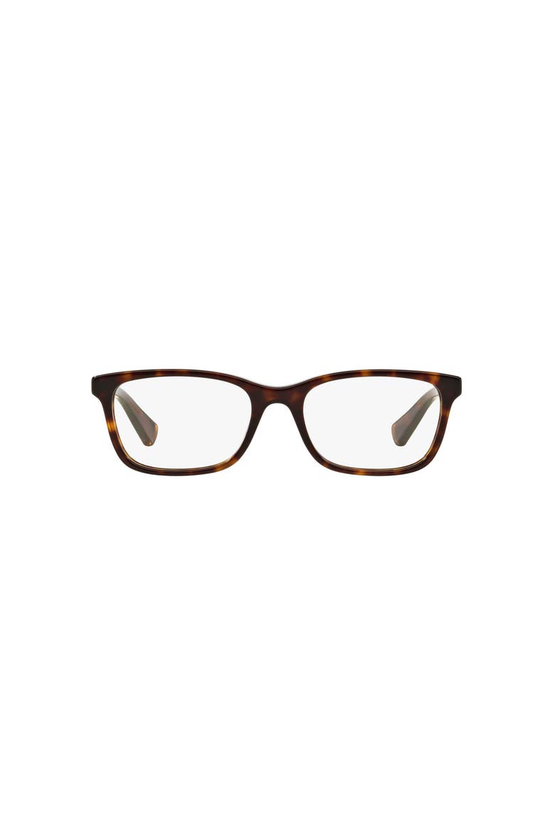 53mm Square optical glasses, Alternate, color, Tortoise