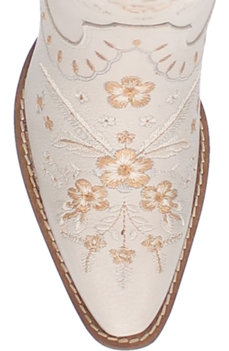 Dingo Full Bloom Western Boot, Alternate, color, White