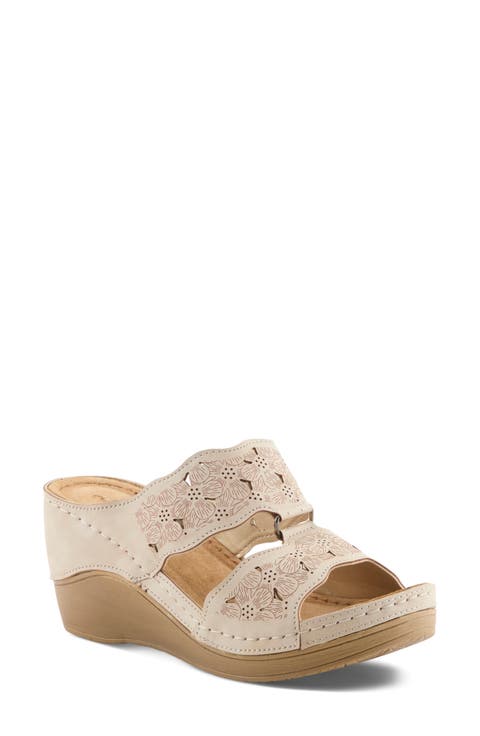 Dreiser Platform Wedge Slide Sandal