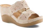 Flexus by Spring Step Dreiser Platform Wedge Slide Sandal
