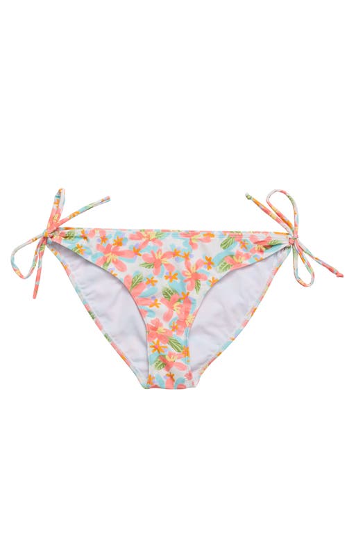 Snapper Rock Sustainable Side Tie Bikini Bottom In Multi