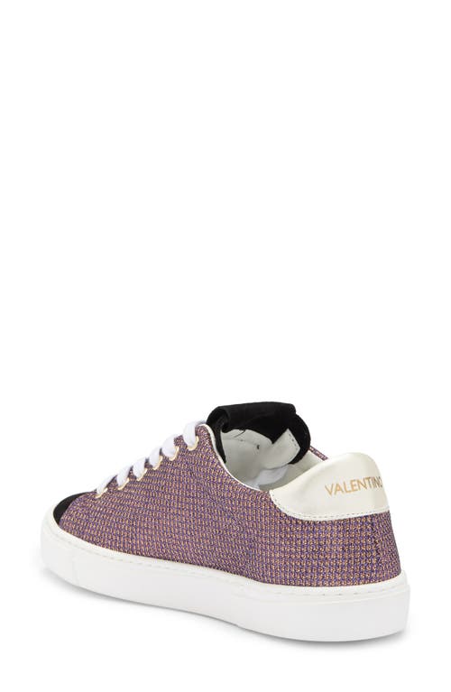 Valentino By Mario Valentino Laura Star Sneaker In Copper
