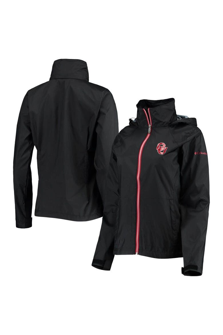 Women's Columbia Black Oklahoma Sooners Switchback Full-Zip Hoodie Jacket, Main, color, Black