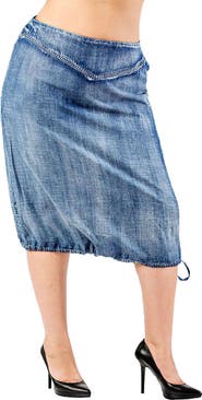 Standards & Practices Drawstring Hem Tencel®Lyocell Skirt