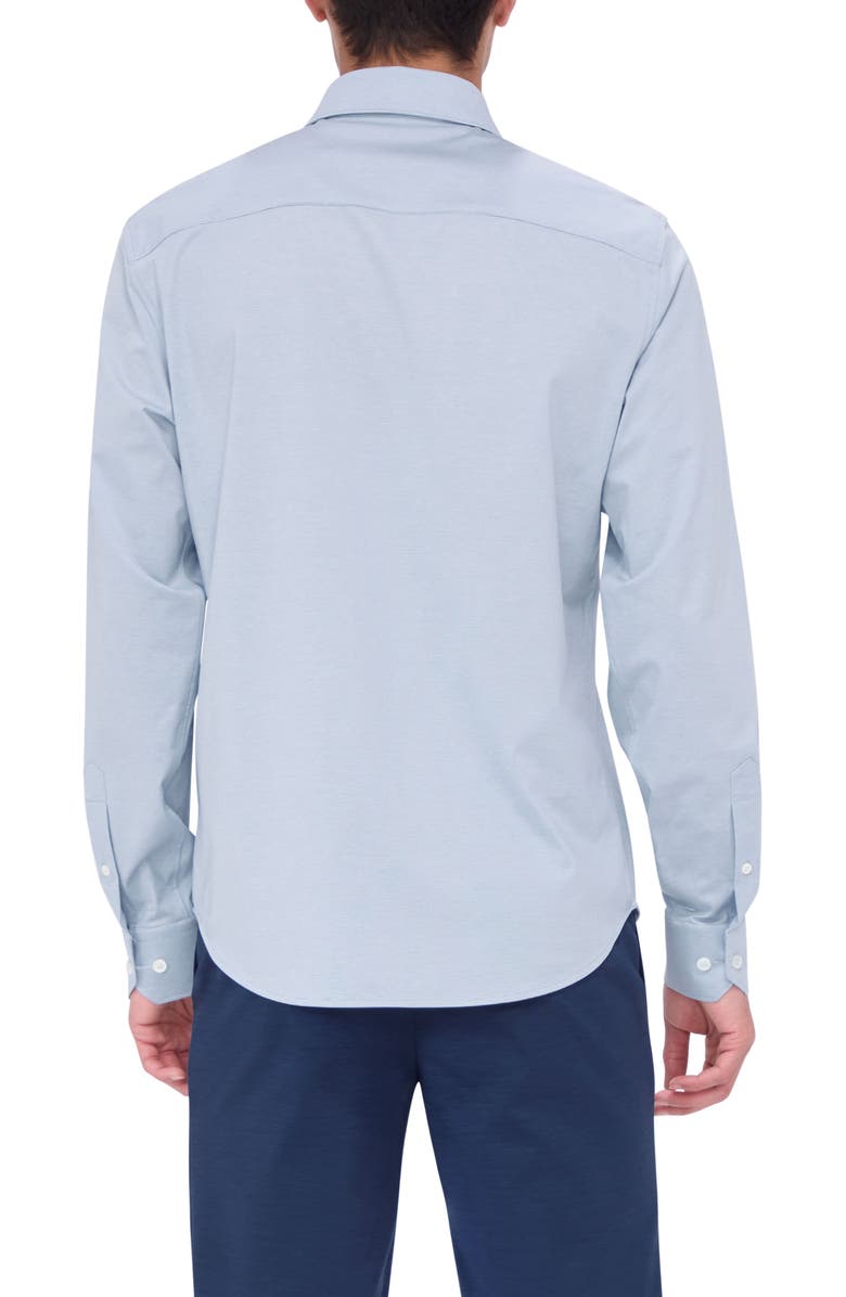 Bugatchi James OoohCotton<sup>®</sup> Button-Up Shirt, Alternate, color, Air Blue