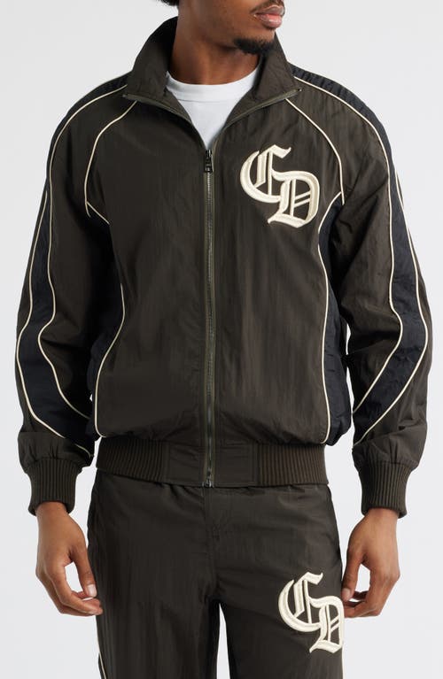 Shop Criminal Damage Panelled Embroidered Graphic Training Jacket