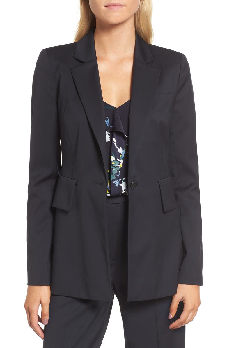 Lewit Square Shoulder Suit Jacket, Main, color, 